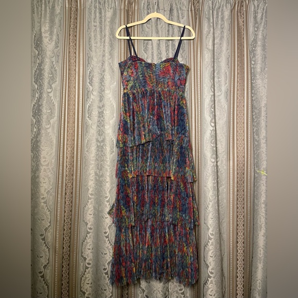 Hutch Tiered Bustier Dress Slate Wild Garden Floral - Picture 8 of 8